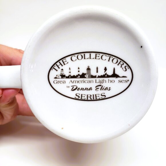 Old Mackinac Point Lighthouse Coffee Mug Tea Cup Great American Ser Donna Elias - Picture 6 of 6